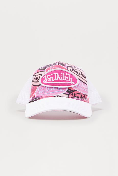 Staple Billboard Trucker Hat - Pink — front view