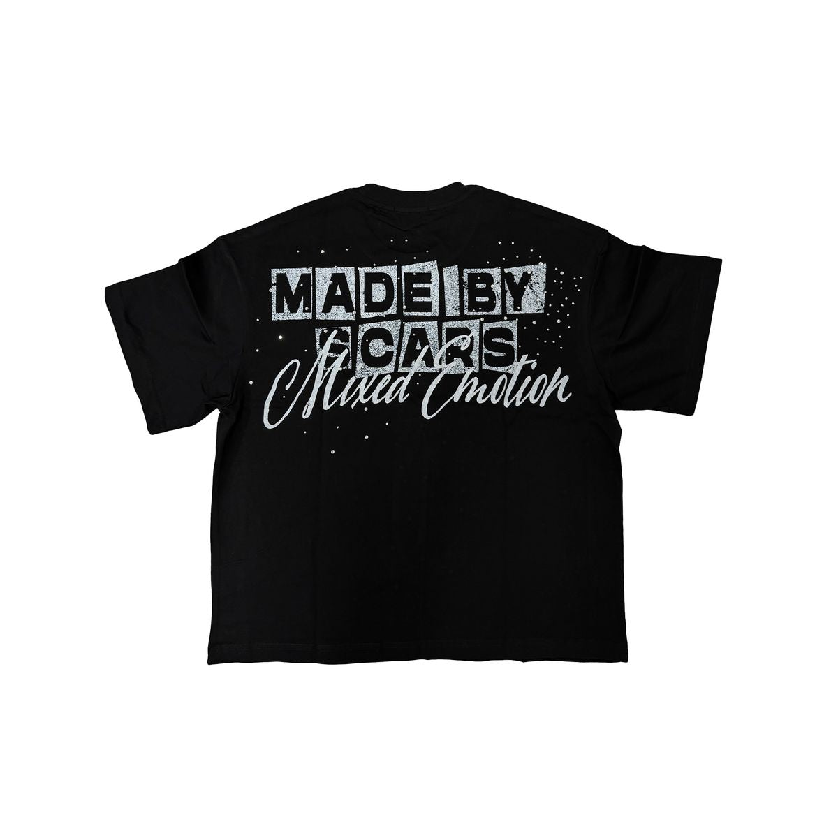 Mixed Emotion - "Scar" Tee - Black — back view