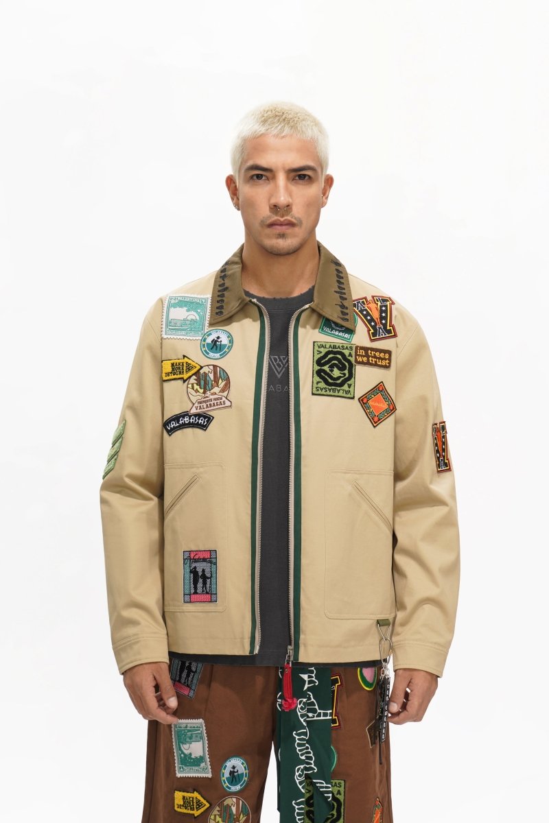 9-57 - Patrol Khaki Jacket - Tan — close-up detail