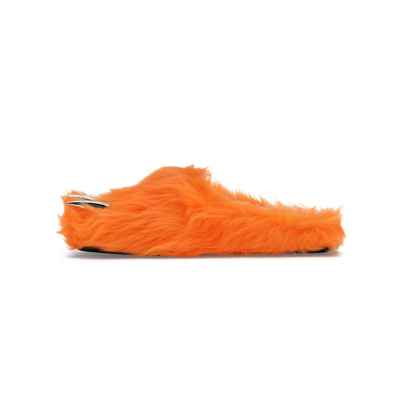 Bravest Studios Bravest Studios x Chief Keef x Glo Gang - Bear Claw Mule - Glorange — Bravest Studios cult mule with viral motif, sandal, side profile