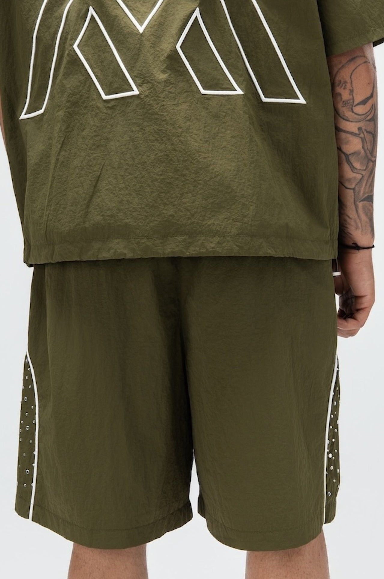 Paper Money - Apex Shorts - Green — front view