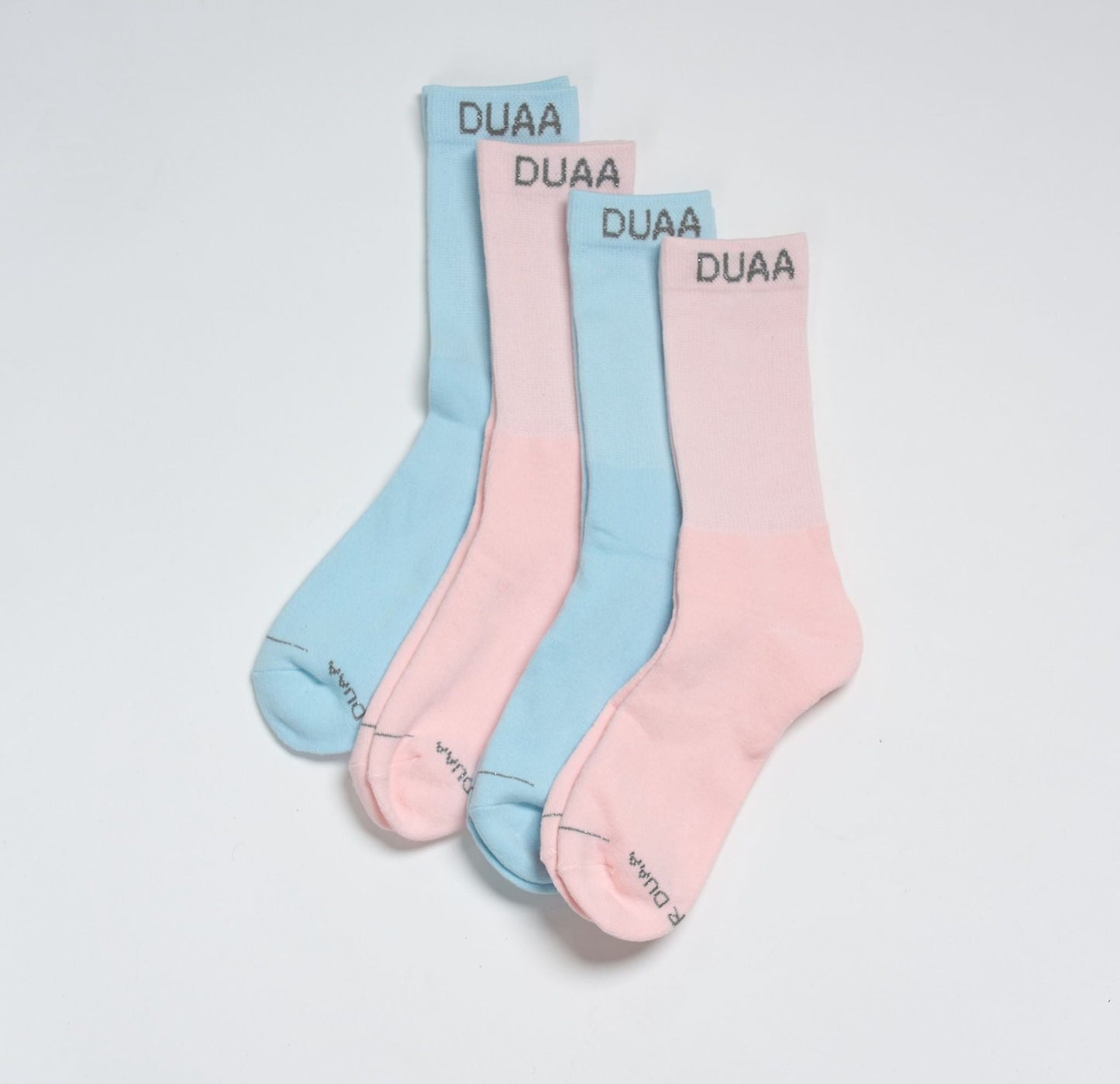 Duaa - Candy Socks 4-Pack - Pink/Blue — front view