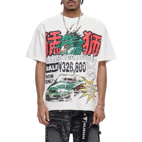 Valabasas - Japanese Motors Tee - Japanese Motors - White