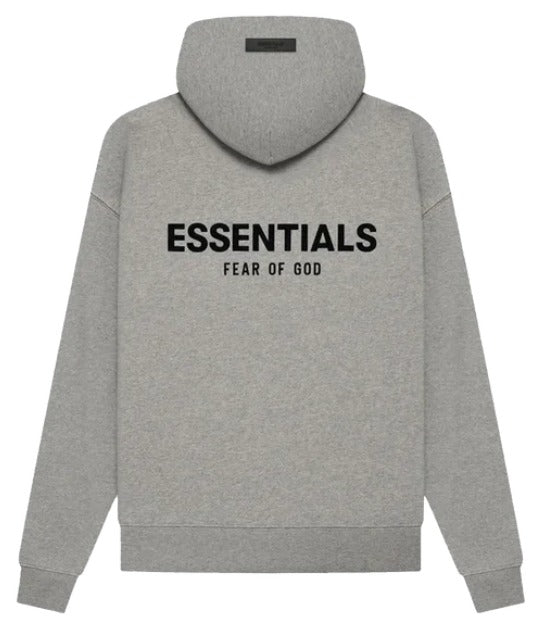 Fear of God Essentials - Kids Hoodie - Dark Oatmeal — front view