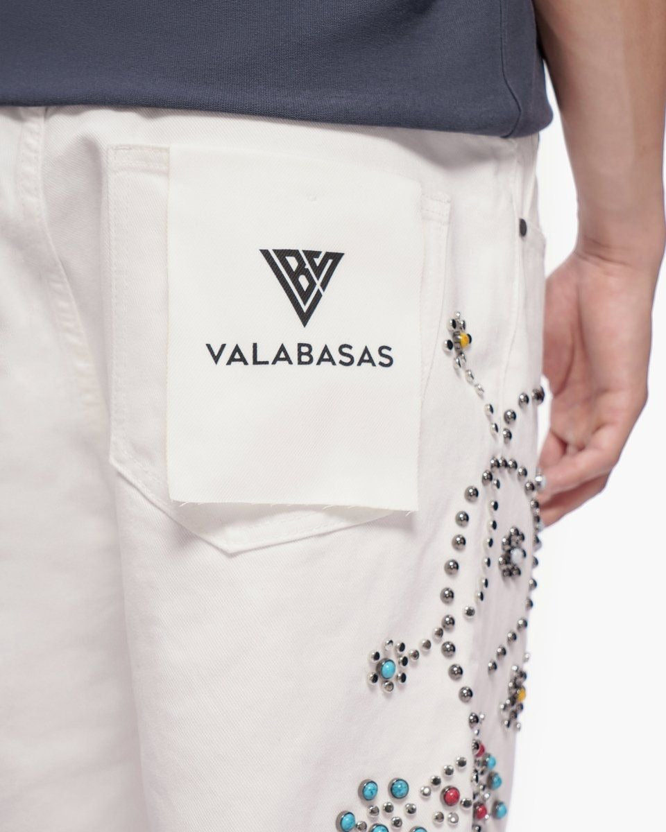 Valabasas - Muse Shorts - White — front view