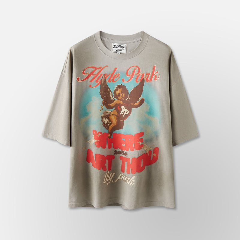 Hyde Park - Where Art Thou Tee - Gray — front view