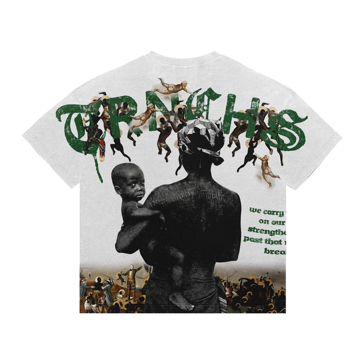 TRNCHS - Bond Tee - White — front view