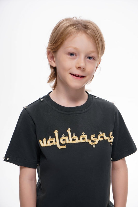 Valabasas - Kids Standard Grey Tee - Grey