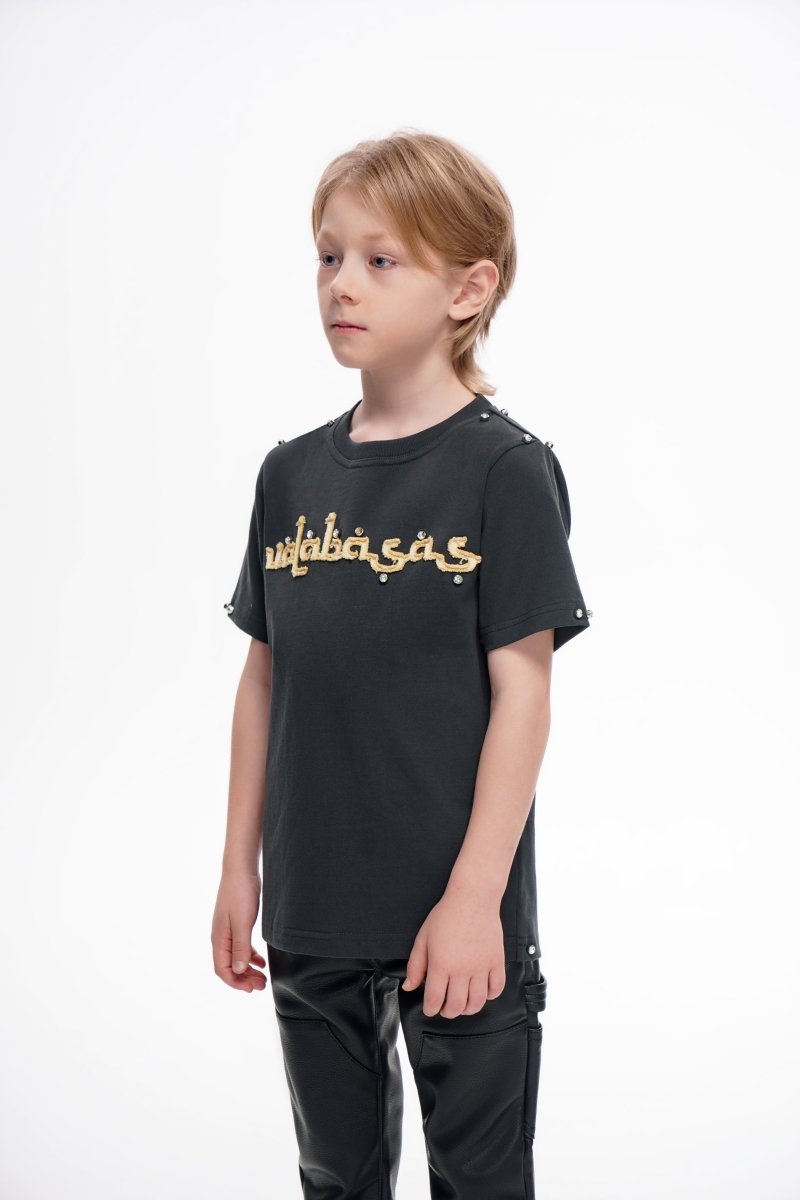 Valabasas - Kids Standard Grey Tee - Grey