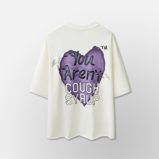 Hyde Park Cough Syrup Moto Racer Team Tee - White — front view