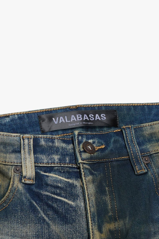 Valabasas - Mr. Flex Vintage Blue / Dark Blue Wash Jean - Vt Blue Dk Blue Wash