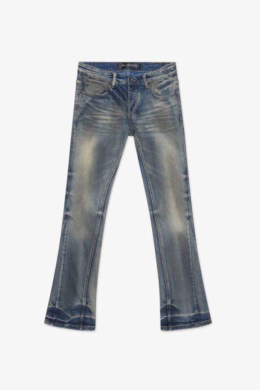 Valabasas - Mr. Stacked Jean - Dirty Vintage Blue