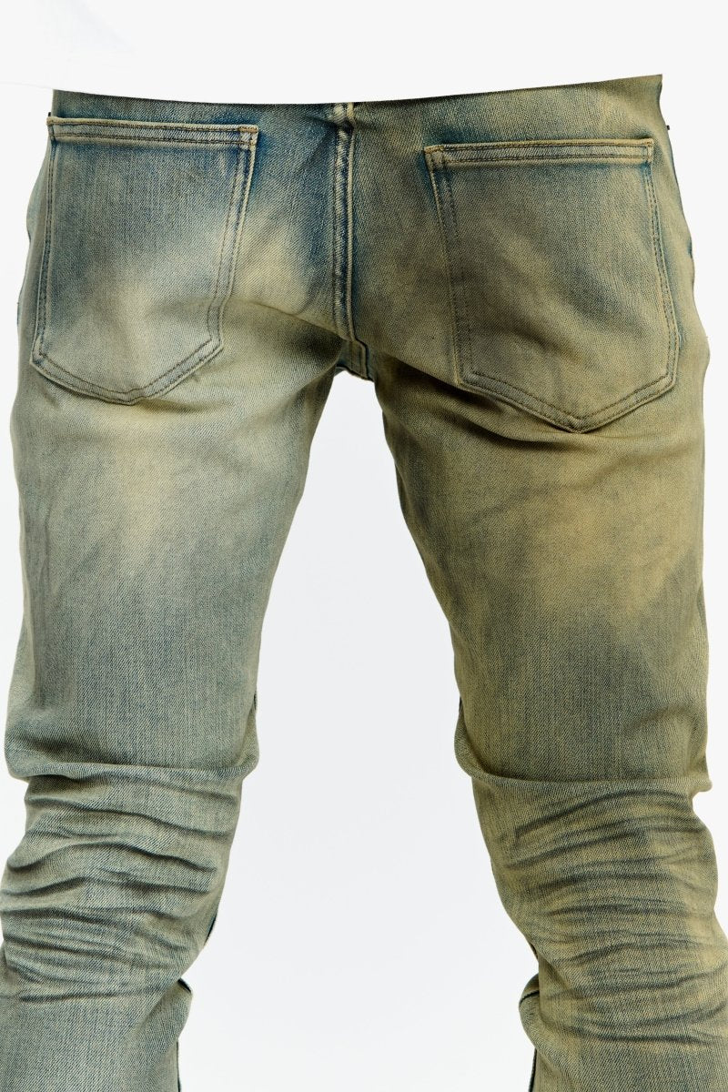 Valabasas - Mr.flex Skinny Yellow Vintage/lt.yellow Washed - Yellow Vt Lt Y. Wash
