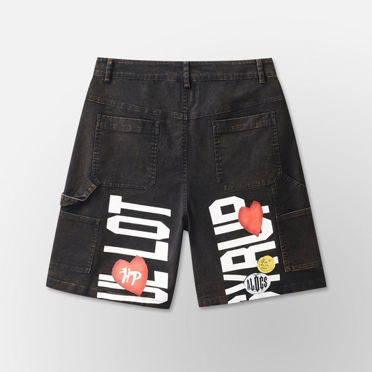 Hyde Park Carpenter Work Short ALOCS - Black — back view