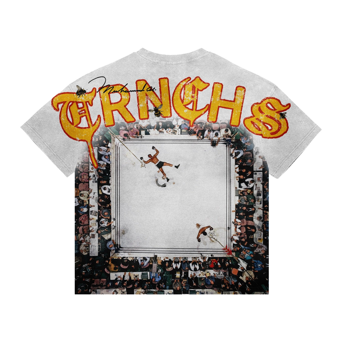 TRNCHS - Muhammad Ali Tee - White — front view