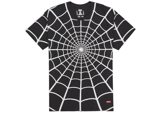 Supreme x Hanes - Spider-Man Tagless Tees (2-Pack) - Black — front view