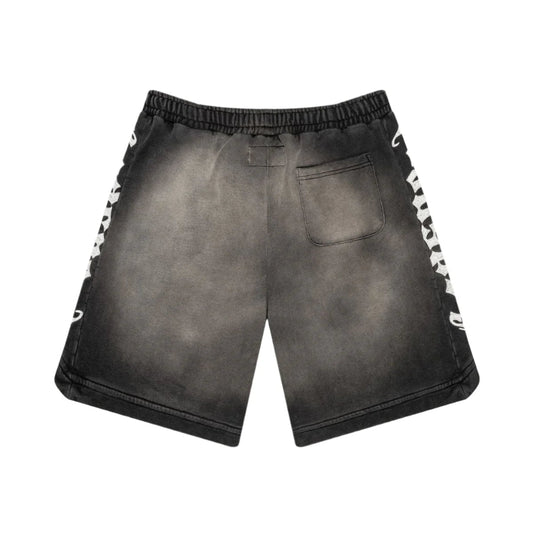 Godspeed - Carpenter Distressed Shorts - Black Sun Fade