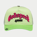 Godspeed - GS Forever Trucker Hat (Lime/pink) BOOM