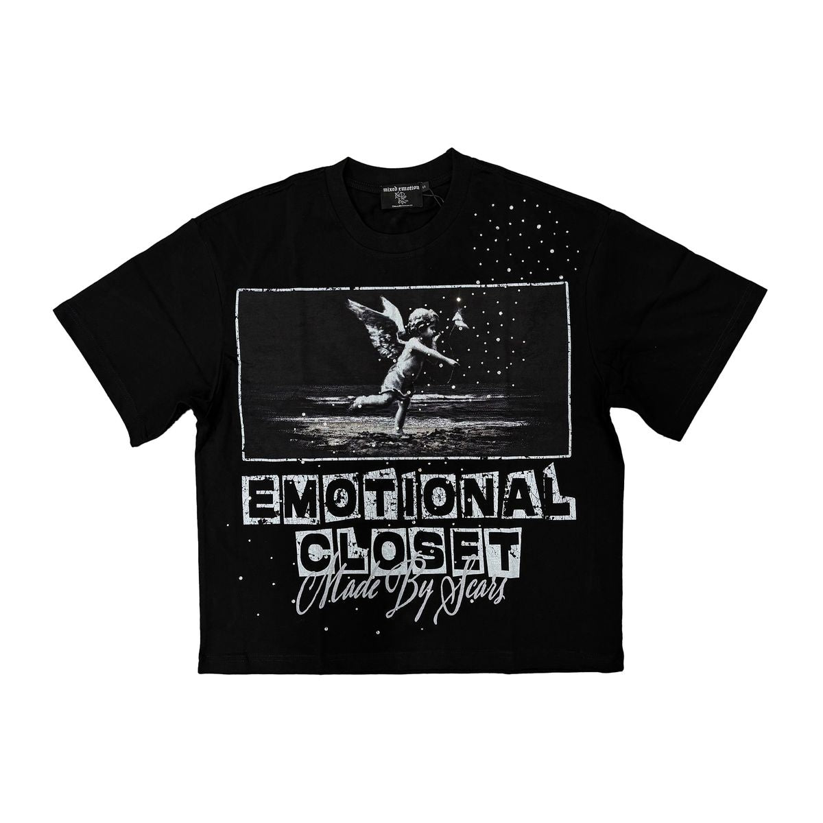 Mixed Emotion - "Scar" Tee - Black — front view