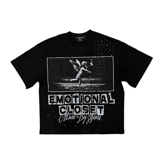 Mixed Emotion - "Scar" Tee - Black — front view