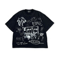 Mixed Emotion - "Chaos" Tee - Black — front view