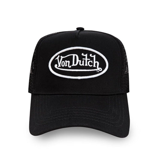 Staple Trucker Hat - Black — front view