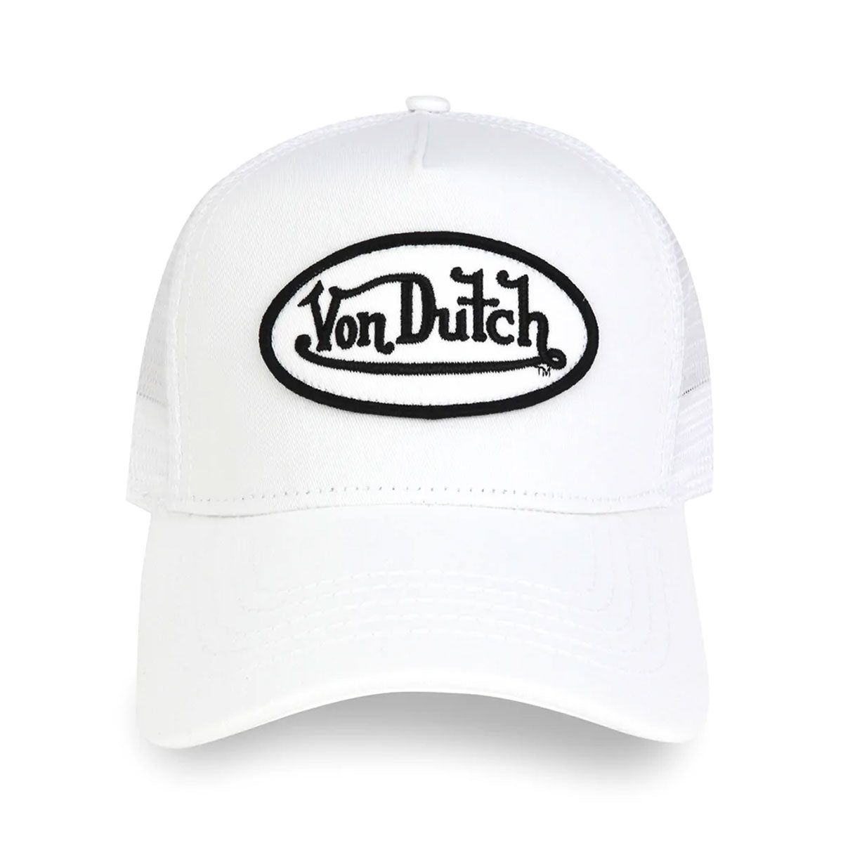 Staple Trucker Hat - White — front view
