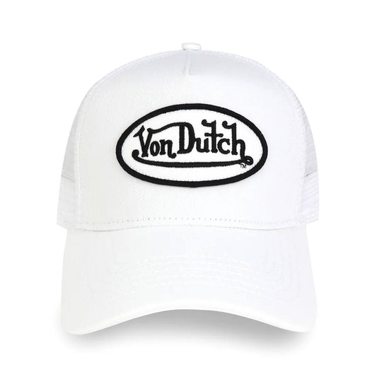 Staple Trucker Hat - White — front view