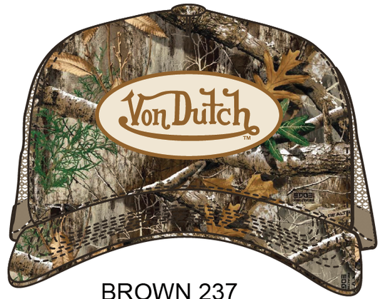 Staple Realtree Edge Trucker Hat - Brown — front view