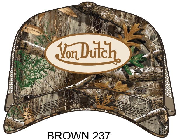 Staple Realtree Edge Trucker Hat - Brown — front view
