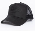 Staple Clean Cut Trucker Hat - Black — front view