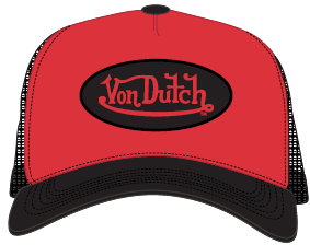 Staple Trucker Hat - Sangria Red — front view