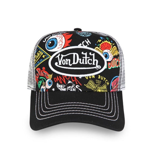 Staple Multi Trucker Hat - Black — front view