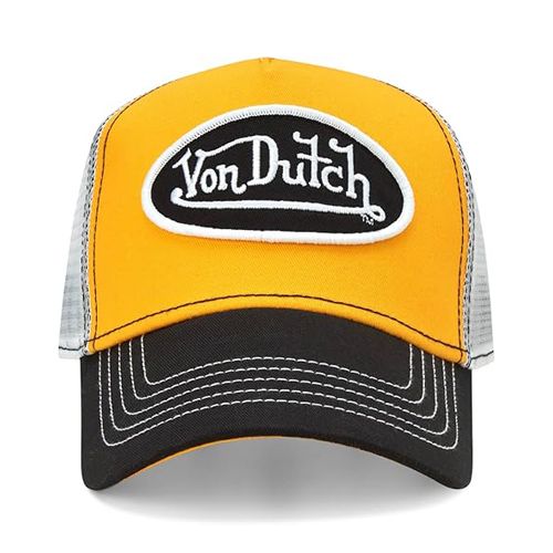 Staple Trucker Hat - Infinite Gold — front view