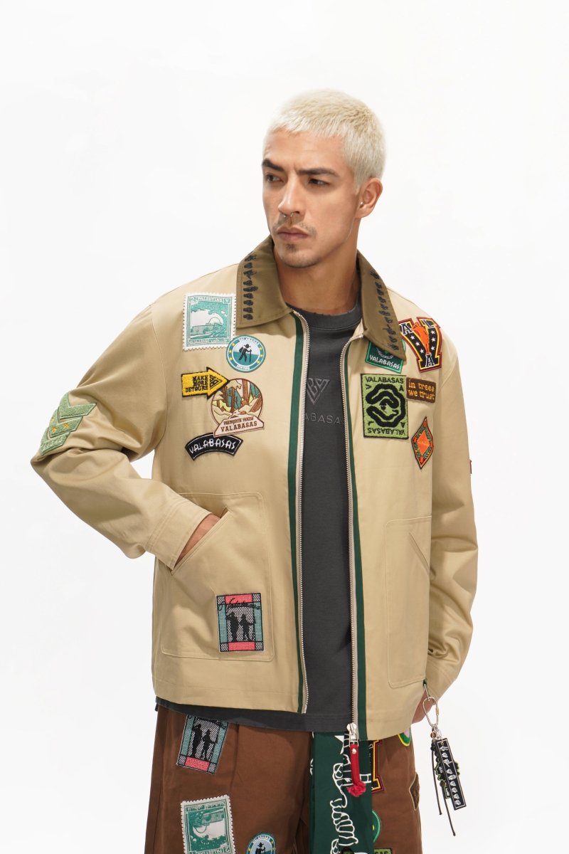 9-57 - Patrol Khaki Jacket - Tan — front view