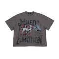 Grey "Friends" Tee — front view