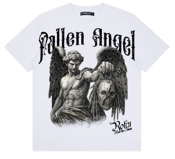 Roku Studio - Fallen Angel 2.0 Reg Fit Tee - White — front view
