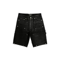 Mixed Emotion - "Worker" Wax Shorts — front view