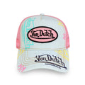 Staple Tagged Trucker Hat - Pink Tint — front view