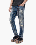9-57 - Leader Dark Blue Wash Skinny - Dark Blue Wash — front view