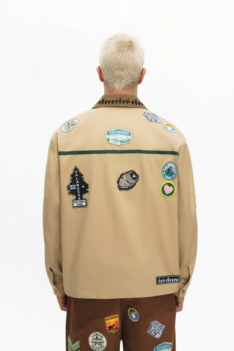 9-57 - Patrol Khaki Jacket - Tan — back view