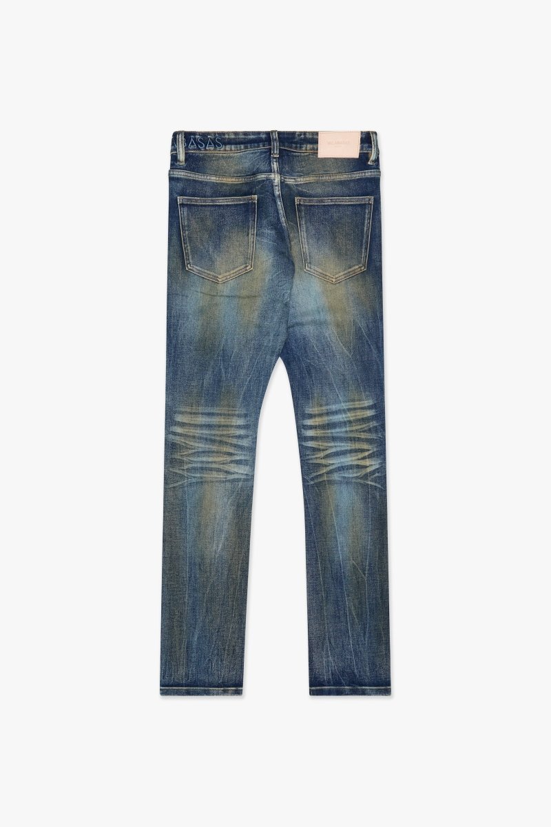 9-57 - Mr. Flex Medium Wash - Medium Wash — close-up detail