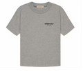 Fear of God Essentials SS22 Tee - Dark Oatmeal — Jerry Lorenzo Essentials heavyweight basic, short-sleeve cotton tee, front view