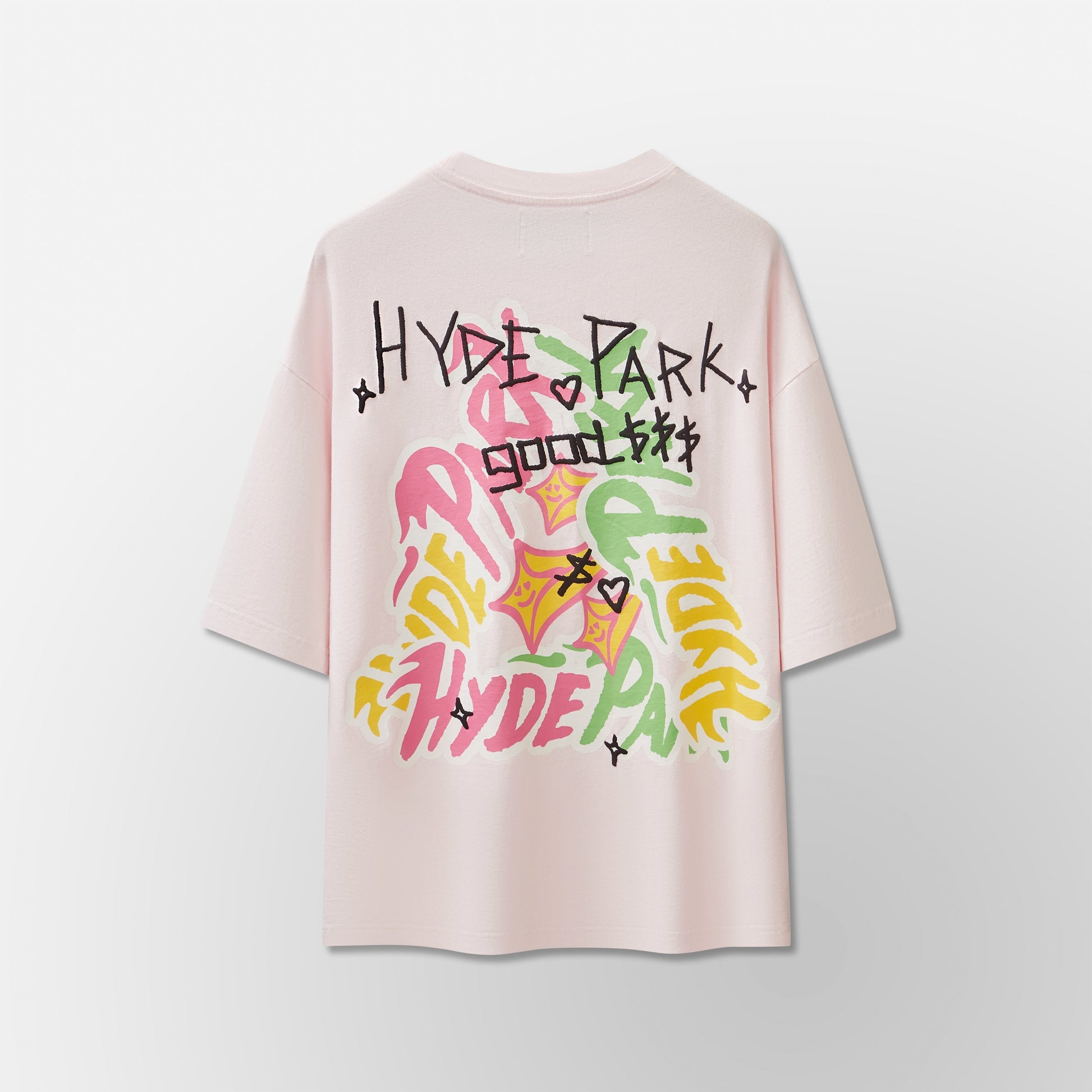 Hyde Park Triple Up Tee - Pink — front view