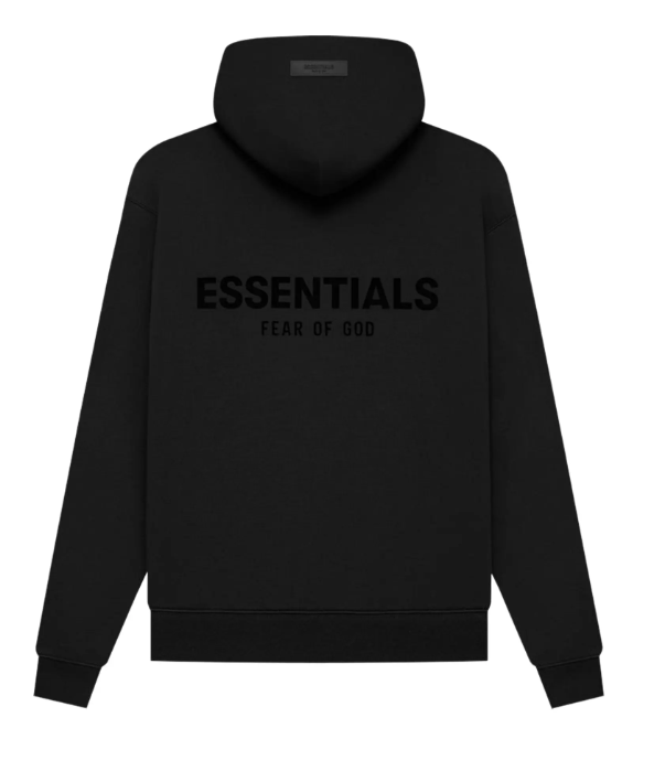 Fear of God Essentials SS22 Hoodie - Stretch Limo — Jerry Lorenzo Essentials heavyweight basic, pullover hoodie, front view