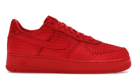 Nike Air Force 1 Low Valentine's Day - Red — Nike Air Force 1 — iconic silhouette, sneaker, side profile