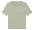 Fear of God Essentials Tee - Seafoam — Jerry Lorenzo Essentials heavyweight basic, short-sleeve cotton tee, front view