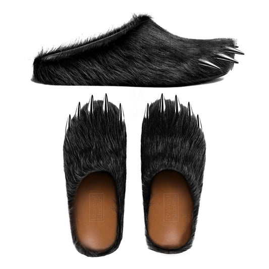 Bravest Studios - Bear Claw Mule - Black — front view