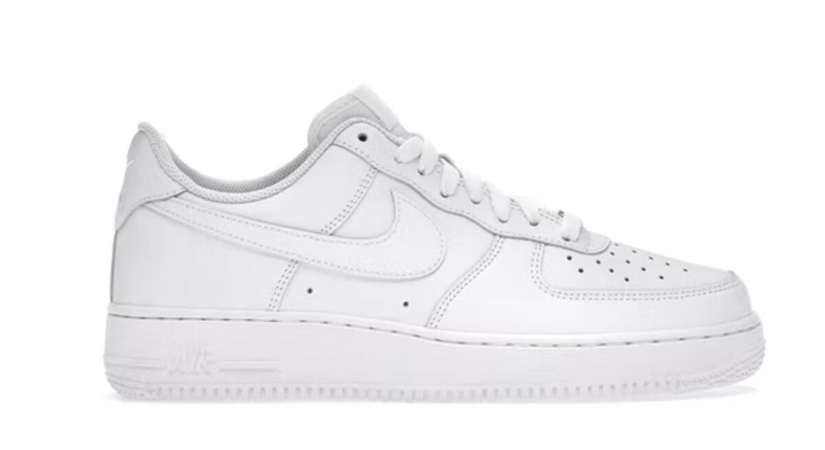 Nike Air Force 1 Low '07 - White — Nike Air Force 1 — iconic silhouette, sneaker, side profile