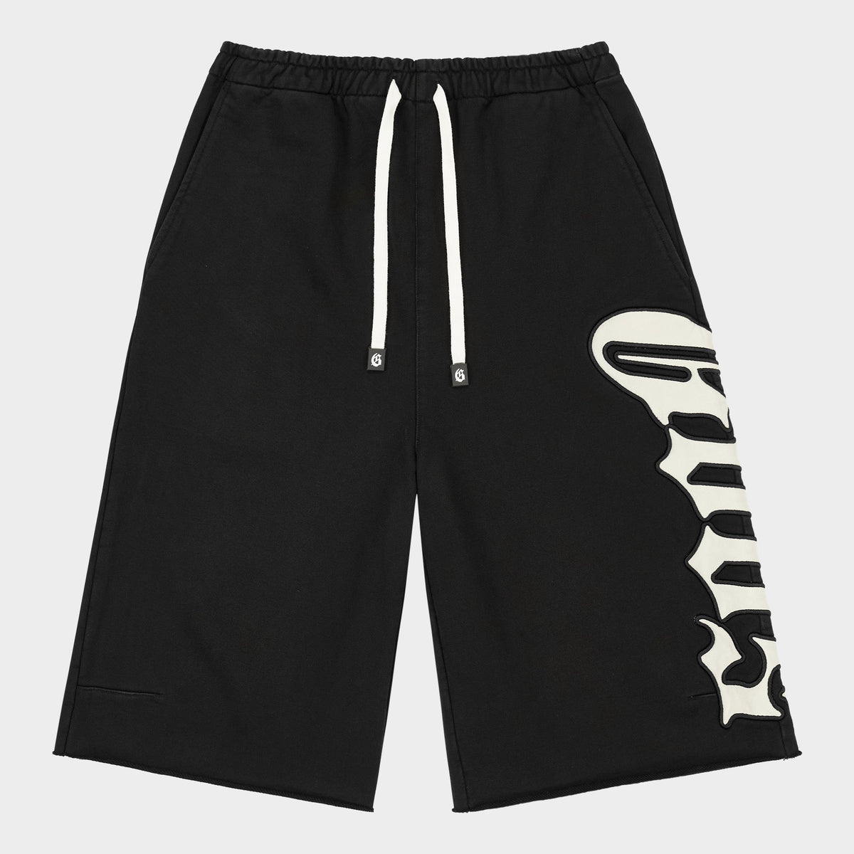 Godspeed - OG Logo 3qtr Shorts - Black — front view